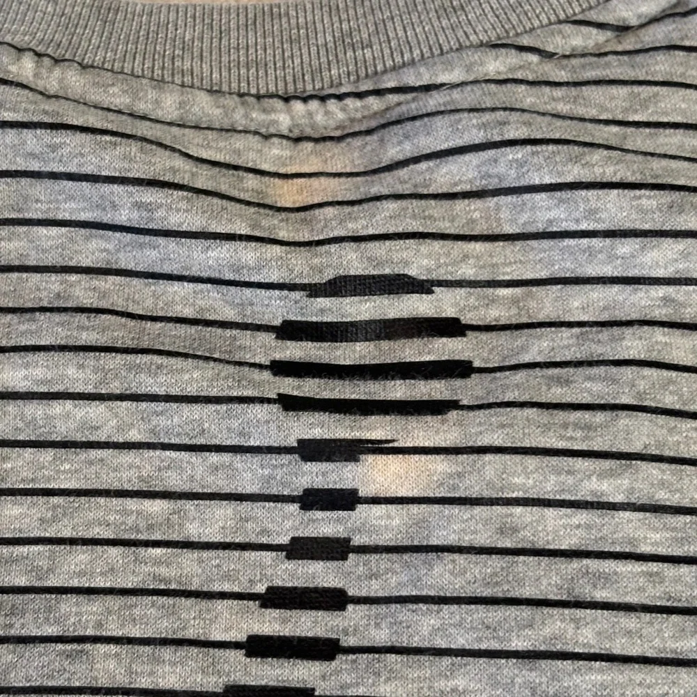 Jordan Mens Grey Striped Jumpman Crewneck Sweatshirt XL 634487-063